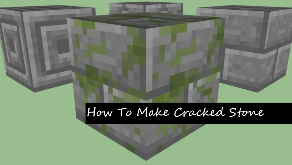 How To Make Cracked Stone Bricks