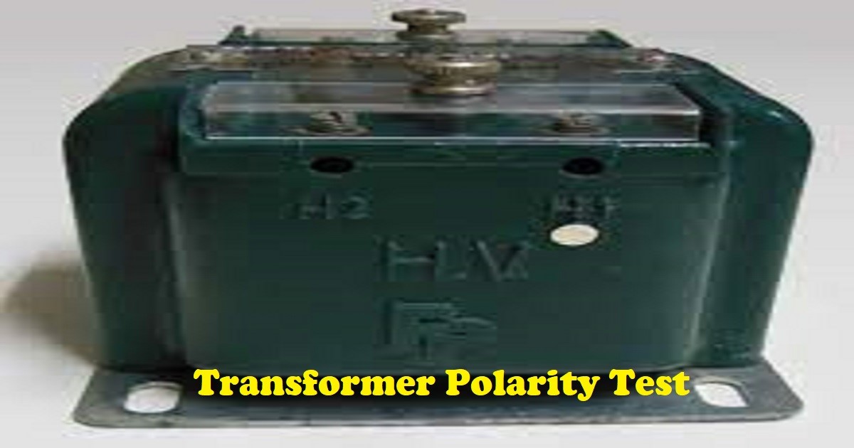 transformer polarity test