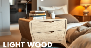 Light Wood Nightstand: A Perfect Blend of Elegance and Functionality, Its Benefits, Key Features, Maintenance, and More Light Wood Nightstand