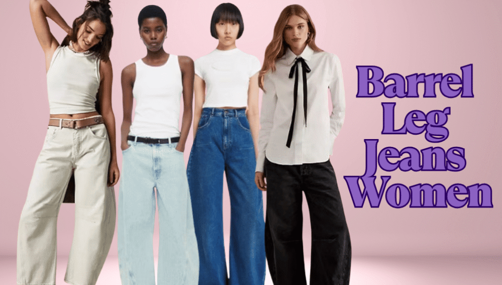 Barrel Leg Jeans Women