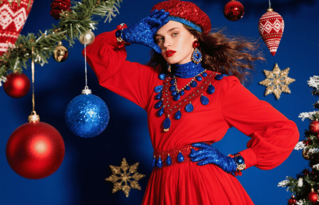 festive holiday outfit