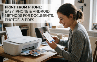 Print From Phone: Easy iPhone and Android Methods for Documents, Photos, and PDFs Print From Phone